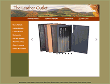Tablet Screenshot of e-leatheroutlet.com